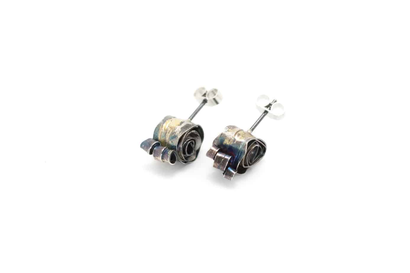 Driftwood Earrings - handmade by Helen Robertson