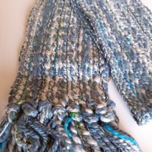 Handwoven Handspun Ladies Scarf - handmade by Helbies Handmade