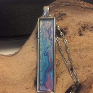 Hand Painted Pendant - handmade by Camella Crafts