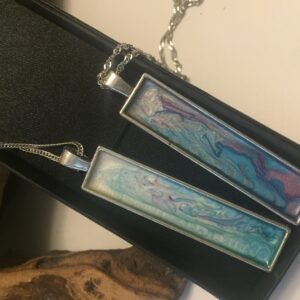 Hand Painted Pendant - handmade by Camella Crafts (view 3)