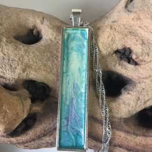 Hand Painted Pendant - handmade by Camella Crafts