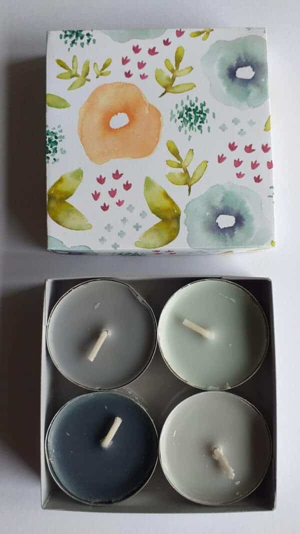 Pretty Little Tealight Gift Box - Sea Salt and Sandalwood - handmade by Pretty Little Things Orkney