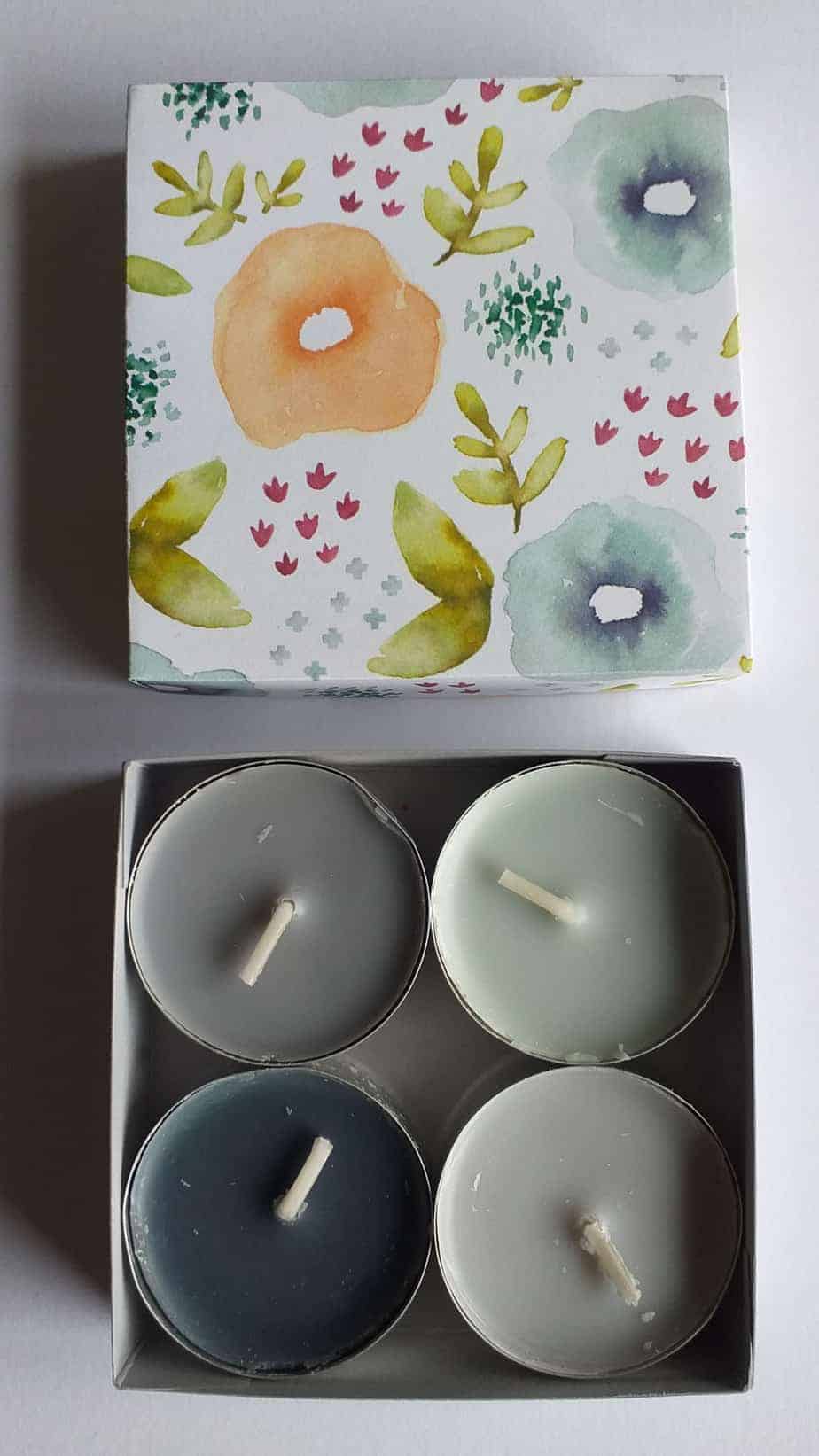 Pretty Little Tealight Gift Box - Sea Salt and Sandalwood - handmade by Pretty Little Things Orkney