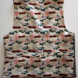 Harris Tweed Waistcoat - Transatlantic Autos - handmade by Elaine Mackenzie & Co (view 6)