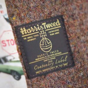 Harris Tweed Waistcoat - Transatlantic Autos - handmade by Elaine Mackenzie & Co (view 2)