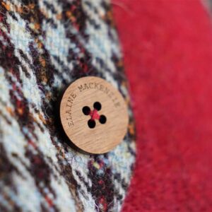 Harris Tweed Waistcoat - Multi Currency - handmade by Elaine Mackenzie & Co (view 8)