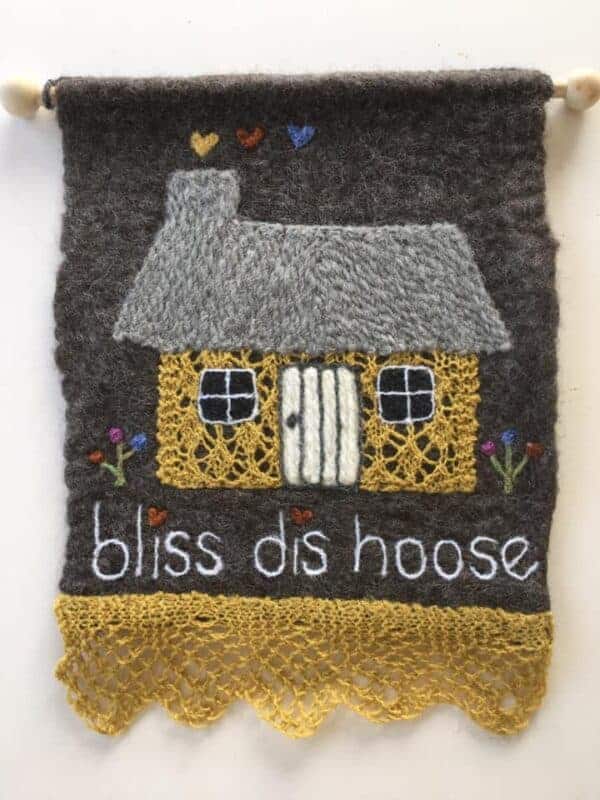 Bliss dis hoose - wall hanging
