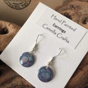 Hand Painted Earrings - Image 1