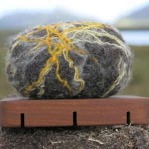 Felted soap: Caoran - handmade by Rebecca Cotton Studio (view 3)