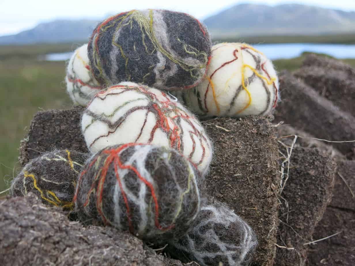 Felted soap: Caoran - handmade by Rebecca Cotton Studio