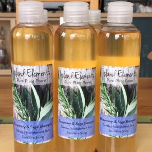 Rosemary and Sage Shampoo - handmade by Island Elements