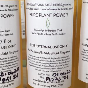 Rosemary and Sage Shampoo - handmade by Island Elements (view 2)