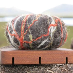 Felted soap: Caoran - handmade by Rebecca Cotton Studio (view 4)