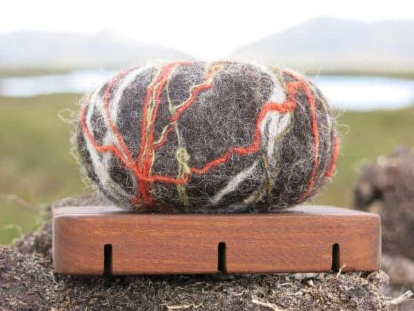 Felted soap: Caoran - handmade by Rebecca Cotton Studio (view 4)