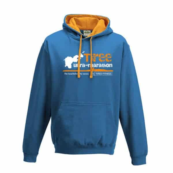 NEW Tiree Ultra hoodie - sapphire blue, orange