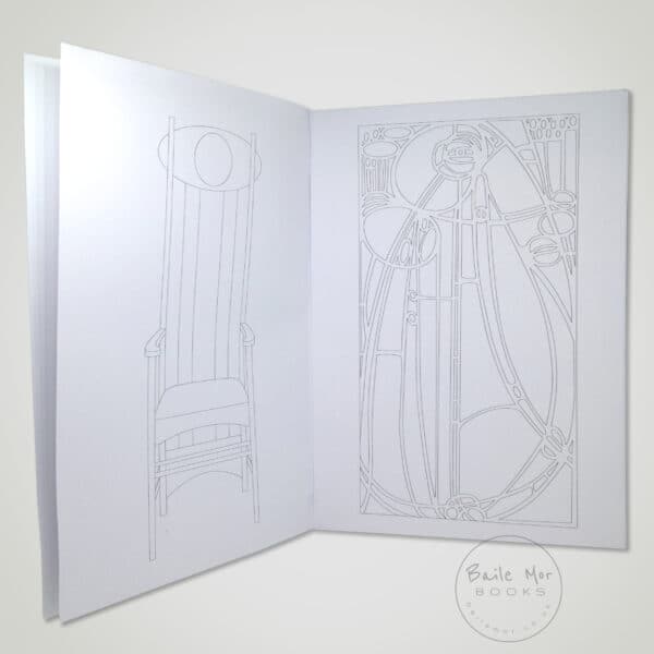 Charles Rennie Mackintosh colouring book
