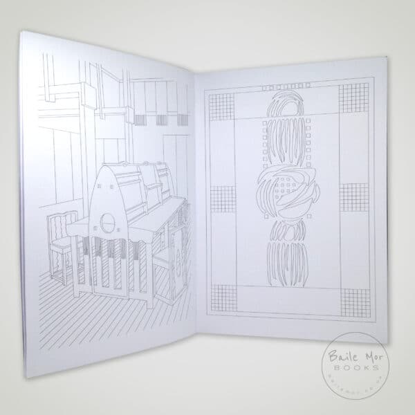 Charles Rennie Mackintosh colouring book