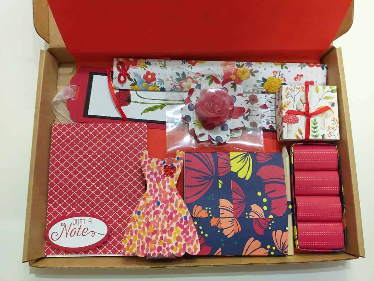 Pretty Little Things Gift Box - Red - handmade by Pretty Little Things Orkney (view 2)