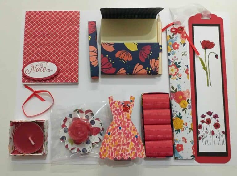 Pretty Little Things Gift Box - Red - handmade by Pretty Little Things Orkney