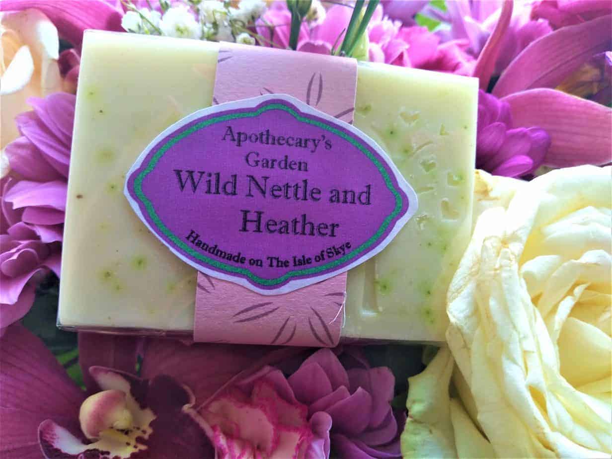 Wild Nettle and Heather Soap - handmade by Apothecarys Garden