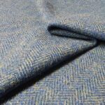 Harris Tweed – blue herringbone