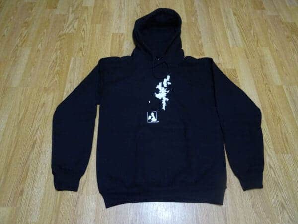 Shetland map hoodie - handmade by Skinley Designs (view 2)