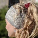 Hand knitted Ascog Seed Headband