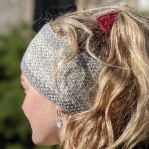 Hand knitted Ascog Seed Headband - Image 1