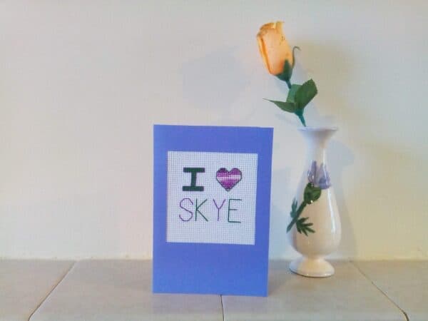 I Love Skye Greetings Card