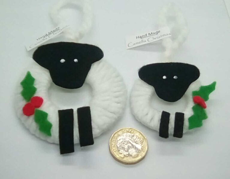 Christmas Sheep Decorations