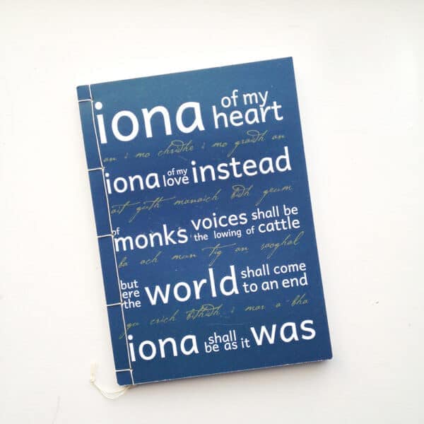 Isle of Iona blank book