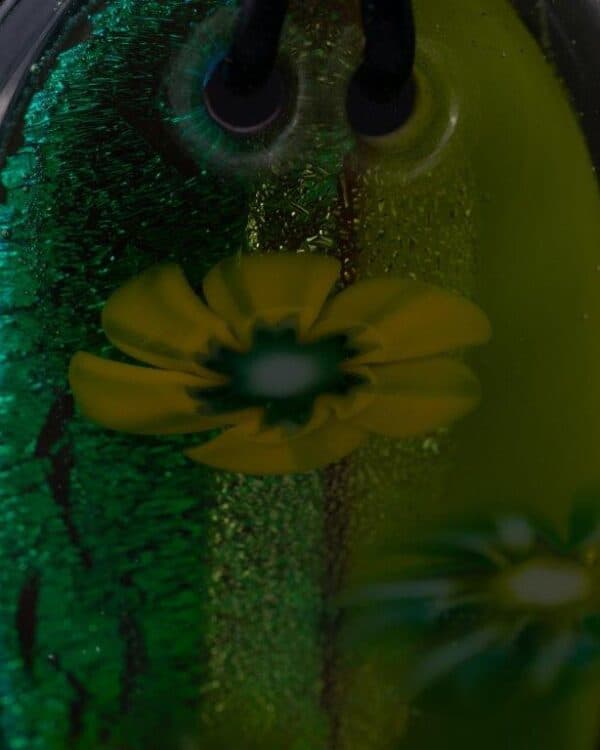 Dichroic fused glass pendant - handmade by A little bit of glass (view 2)