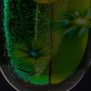 Dichroic fused glass pendant - handmade by A little bit of glass (view 3)