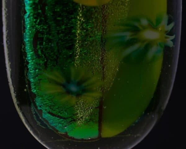 Dichroic fused glass pendant - handmade by A little bit of glass (view 3)