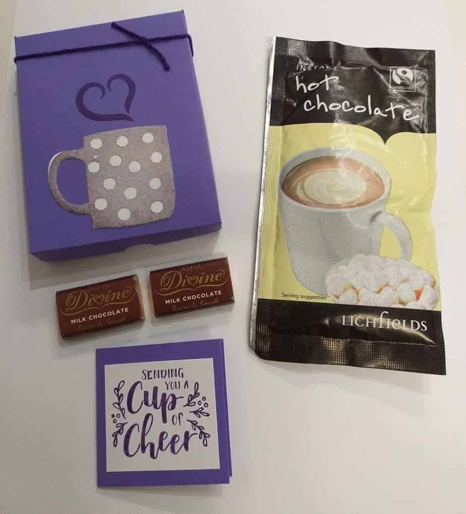 Cup of Cheer - Hot Chocolate Gift Box - handmade by Pretty Little Things Orkney (view 4)