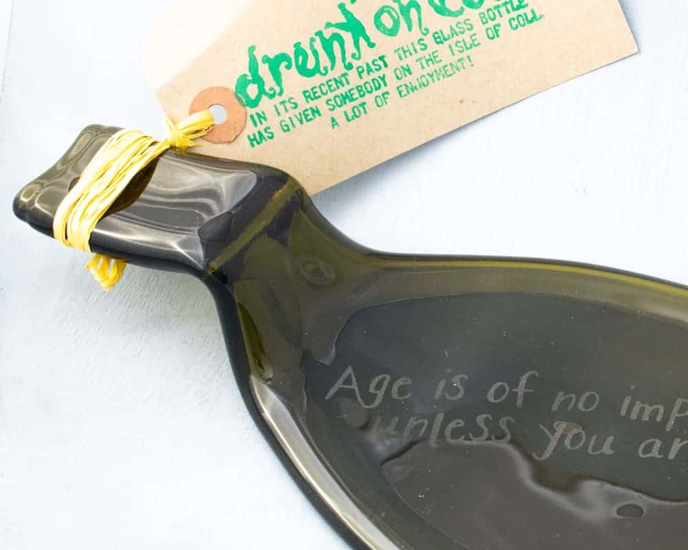Sandblasted Glass Platter - Image 3