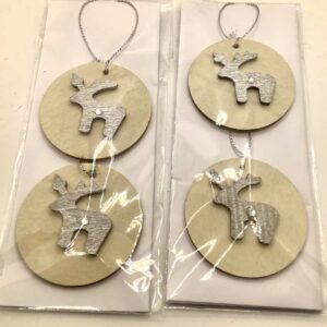 Christmas Stag Decorations - Image 1