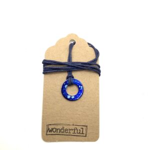 Hand Painted Do Nut Pendant 2 - handmade by Camella Crafts
