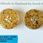 Shetland tv series sand buttons!