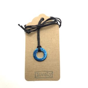 Hand Painted Do Nut Pendant 4 - handmade by Camella Crafts