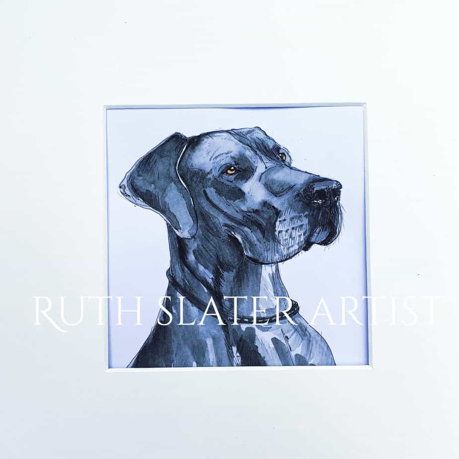 Great Dane Dog Original - Image 1