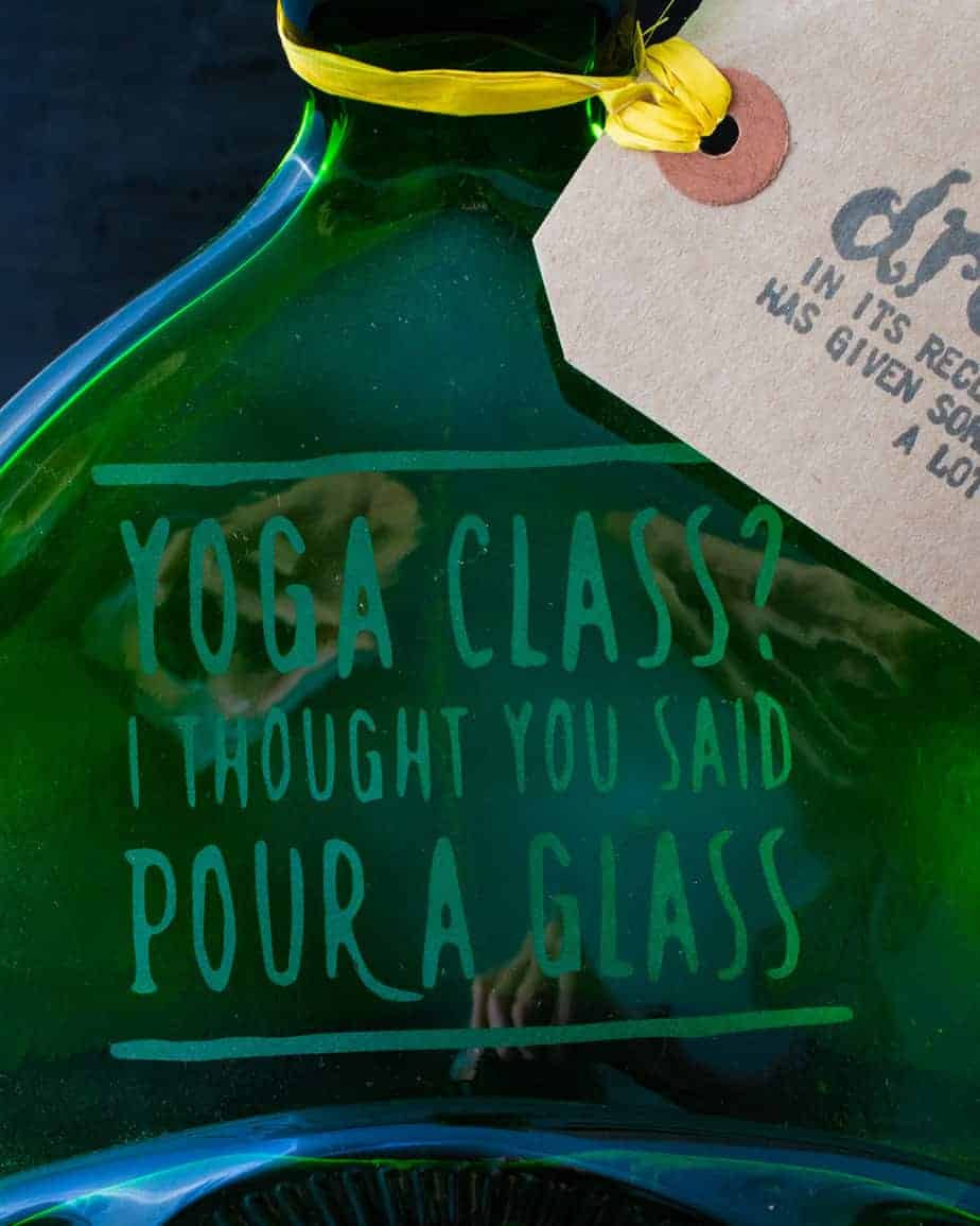 Sandblasted Glass Platter - Image 2