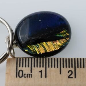 Fused Glass Keyring - handmade by A little bit of glass (view 3)
