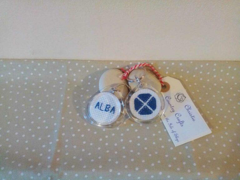 Alba Saltire Keyring