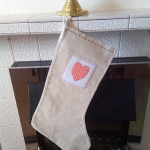 Country Hearts Christmas Stocking - Image 3