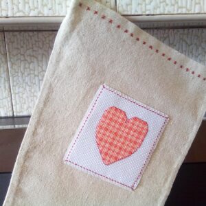 Country Hearts Christmas Stocking - Image 4