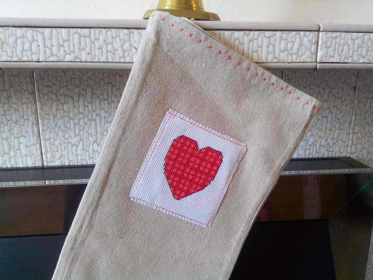 Country Hearts Christmas Stocking - Image 2
