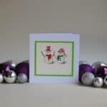 Christmas Card – Pair of Snowmen
