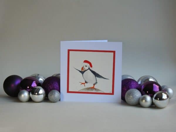 Christmas Card - Puffin