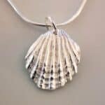 Tiree Silver large Cockle shell